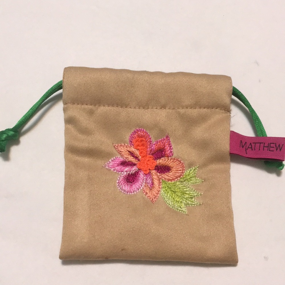 Matthew Williamson embroidered bag small 3x4”